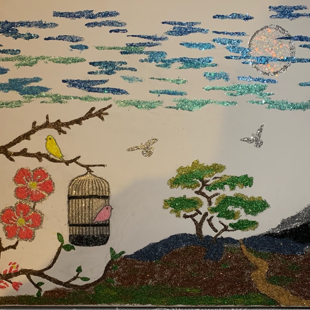 Glitter art